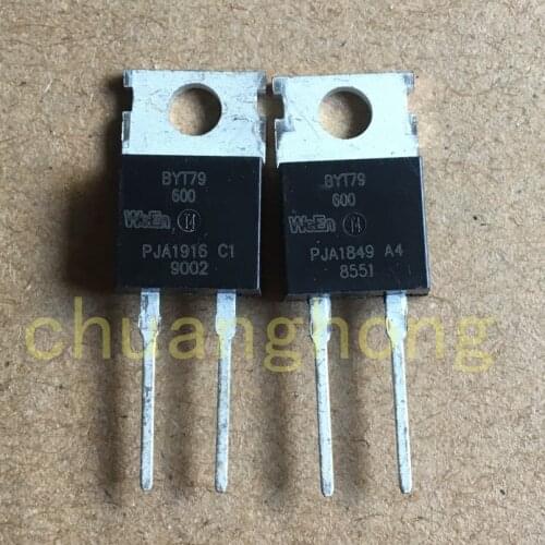 1pcs/lot BYT79-600 original packing new Rectifier diode TO-220-2 BYT79