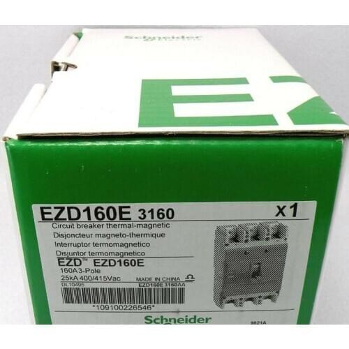 1pcs New Schneider MCCB EZD160E3160 free shipping