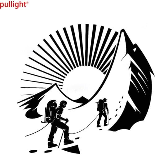 17.2*16.2cm climber car stickers accessories Mountain Climbing Hobby Extreme Sports Vinyl Decal Fashion Personalized jdm Sticker