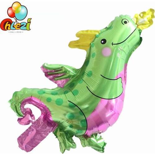 50pcs/lot Mini Cartoon Dinosaur Animal Balloons children Birthday Party decoration Supplies foil Balloon Kids Toys Baby shower