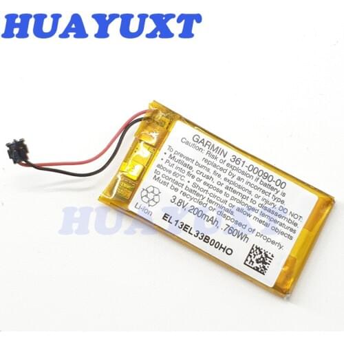 Original battery for Garmin 361-00090-00 3.8V 200mah 760wh for Garmin replair replacement parts