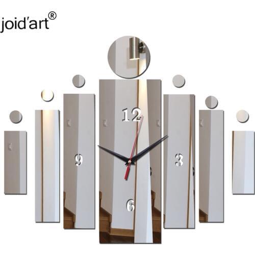 New special real offer Acrylic clocks wall clock mirror watch living room quartz modern home decoration