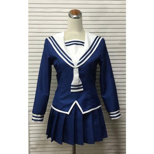 Anime Fruits Basket Cosplay Costume Tohru Honda Tops+Skirt Japanese School Uniform Women Halloween custom-made