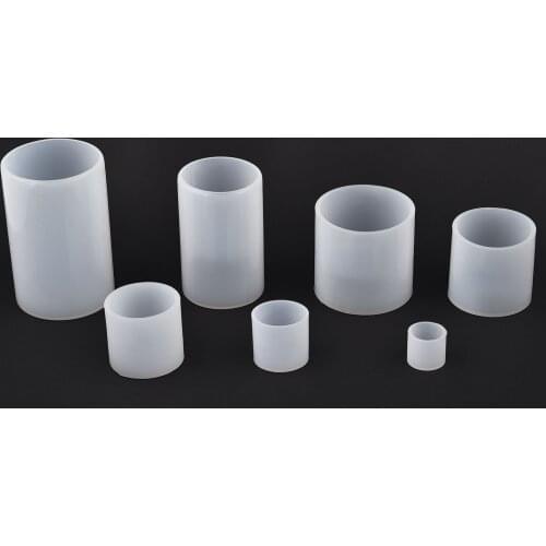 Cylindrical Silicone Mold Resin Casting Mould For DIY Crystal Epoxy Resin UV Candle Mold Home Decoration Resin Crafts
