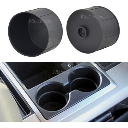 For 2009-2016 Dodge Ram 1500 & 2010-2018 Ram 2500 3500 Bottle Cup Holder Front Center Console Rubber Drink Holder
