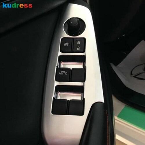 For Mazda3 For Mazda 3 AXELA 2014 2015 2016 2017 2018 ABS matte Inner Armrest Door Handle Frame Decorative trim Car Accessories