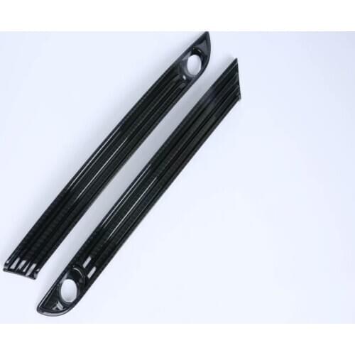 For Mazda CX8 CX-8 CX-5 2017 2018 2019 2020 Carbon Fiber Front Fog Lights Lamps Eyelid Eyebrow Strip Cover Trim Car Styling