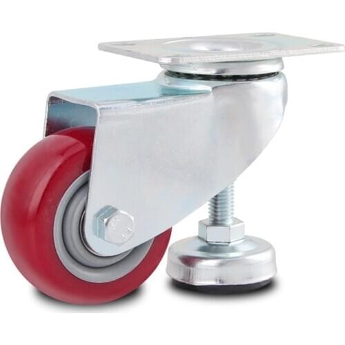 2.5 inch level regulating wheel height 9cm industry enclosure wheel diameter is 65 mm with goblet adjustable casters