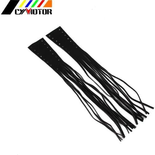 Motorcycle Tassel Fringe Lever Cover Combo Grip Cover Fits For Harley Any of the larger Cruiser-Style Replacement Levers