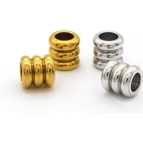 20Pcs / Lot 100% Stainless Steel 6x6mm Cube Beads Spacer DIY Jewelry Making Charms Bracelet