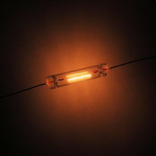 30xMeter Lamp Bulb 12V 150 mA Axial Style with Leads fits VU Meters and Reel to Reel Tape Recorders