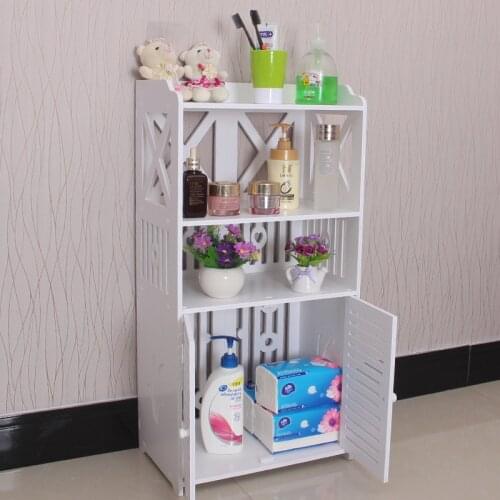 Multipurpose home Shelf Durable Waterproof Bathroom Toilet Easy Assemble Corner Storage Holder Shelves Bathroom Organizer