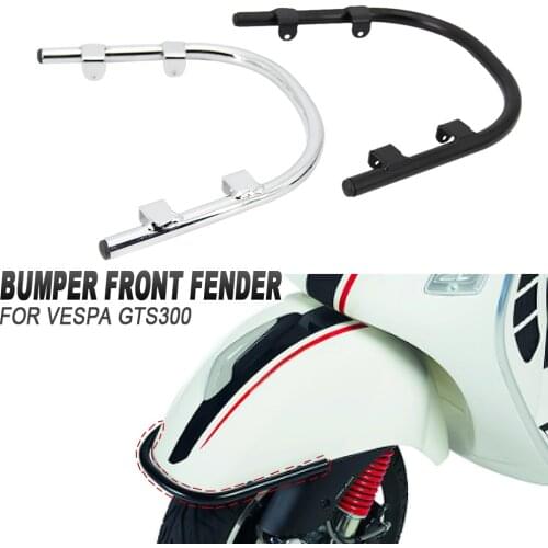 Motorcycle For Vespa GTS300 GTS 300 Bumper Front Fender Fender Black Bumper Fender U-Bar Crash Bars