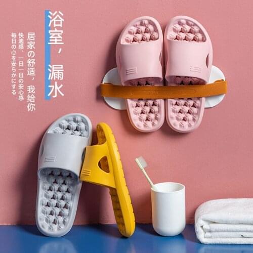 Bathroom Eca Slippers Mens Household Non-slip Soft Bottom Leaking Bath Home Mens Slippers Mens Shoes Home Slippers