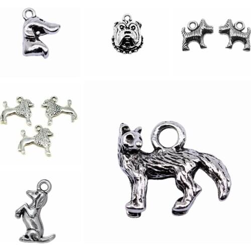Wecharms bulk charms for jewelry making kit pendant diy jewelry accessories Dog Charms