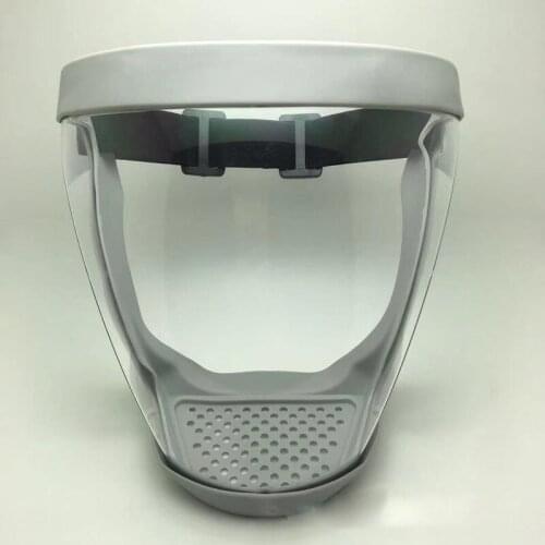Full Face Removable Windproof Dust Proof Face Mask Transparent Safety Face Shield Screen Spare Visors Respiratory Tract Protec