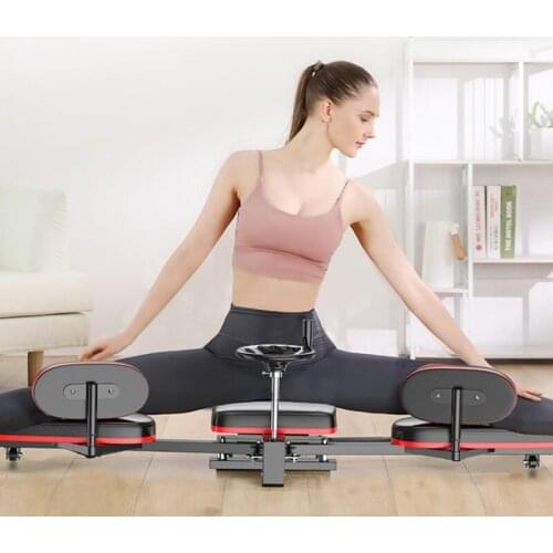 Soft leather forced leg opener tendon pulling artifact thickened stainless steel word horse training device ligament stretcher