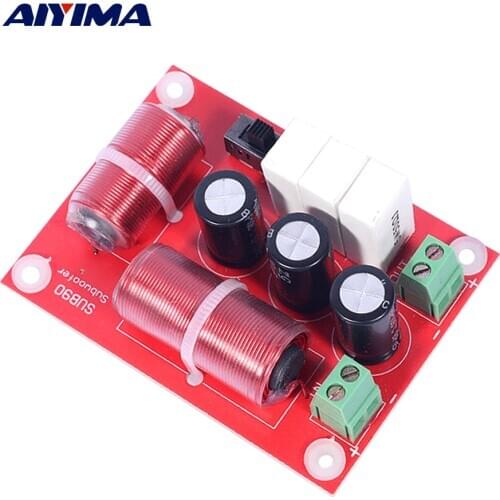 AIYIMA 120W Subwoofer Crossover Professional Bass frequency Divider For 4-8 inch Speaker Filter Music sound 800Hz 1000Hz 1PC