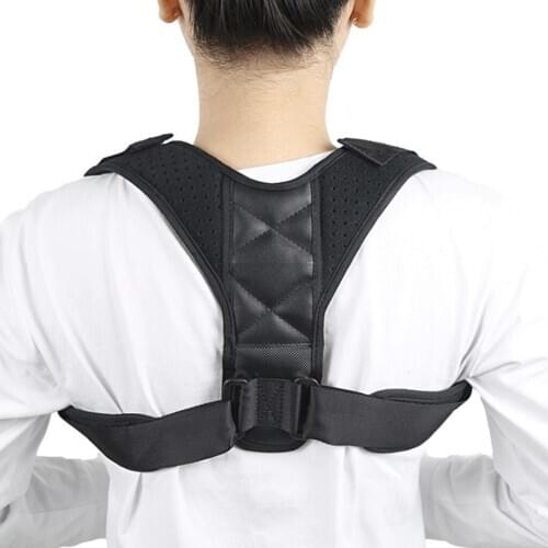 Adult Kids Adjustable Back Posture Corrector Shoulder Straighten Belt Brace