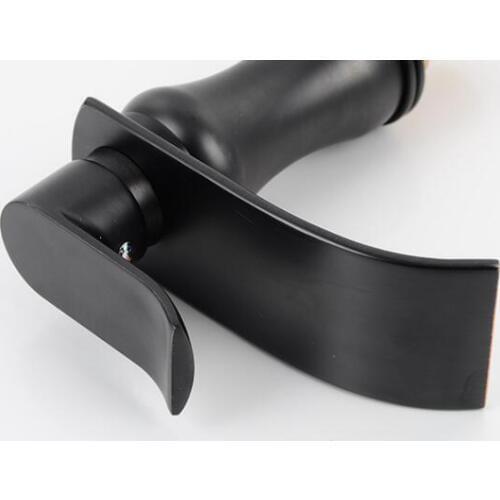 Vidric Retail Deck Mount Waterfall Bathroom Faucet Cold And Hot Water mixer Washbasin faucets bath taps