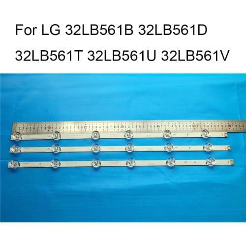 Brand New LED Backlight Strip For LG 32LB561U 32LB561B 32LB561D 32LB561T 32LB561V TV Repair LED Backlight Strips Bars A B Strip