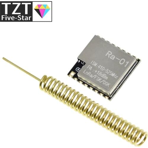 TZT Ra-01 LoRa SX1278 433Mhz Wireless Spread Spectrum Transmission Module Most Distant 10KM For arduino