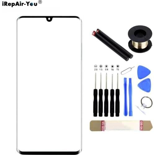 1 Set LCD Screen Outer Glass with oca glue for Huawei P40 pro Mate 30 pro P30 pro Touch Panel Outer Glass Repair Kits