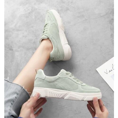 Sport Comfort Women Shoes White Lace-Up Casual Flats Platform Slip-on Shoes 2020 Summer Fashion Sneakers Women Shoes 932474