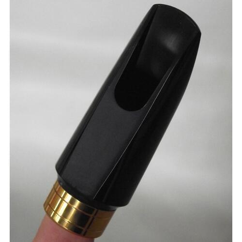 Hard rubber +metal soprano sax mouthpiece Good material