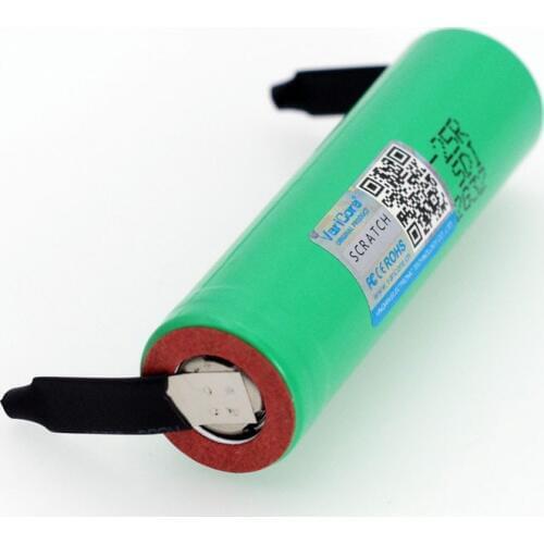 1PCS .. Varicore 100% new Brand 18650 2500mAh Rechargeable battery 3.6V INR18650 25R 20A discharge + DIY Nickel