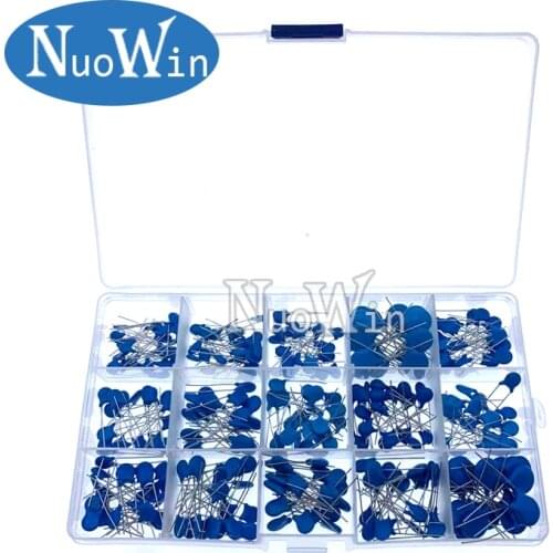 15Values*20Pcs Capacitor Set High Voltage Ceramic Capacitors Assortment Assorted Kit Box 1nF 2.2nF 10nF 22nF 0.47nF 0.56nF-10nF