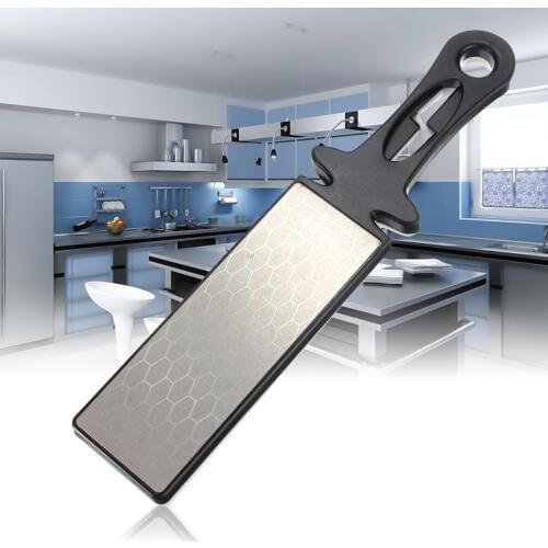 400/1000# Double Side Diamond Sharpening Stone Whetstone Ceramic Knife Dual Sharpener Grindstone Kitchen Knife Grinding Tools