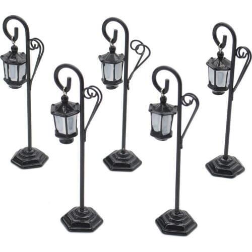 5 PCS Streetlight Shape Wedding Party Reception Place Card Holder Number Name Table Menu Picture Photo Clip Card Holder Stand