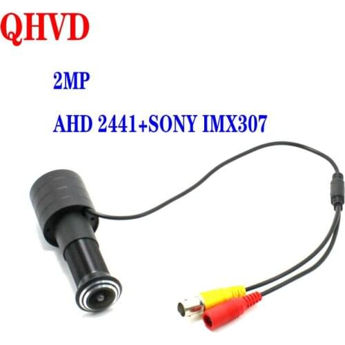 AHD SONY IMX307 Starlight Low-light Peephole Door Eye H.264 1080P Mini Cat Eye Surveillance Camera