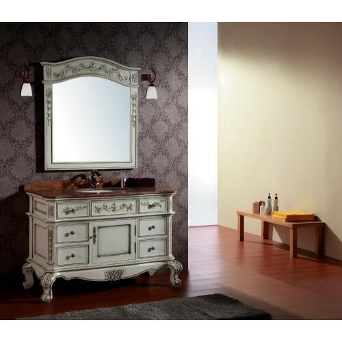 Antique white bathroom vanities