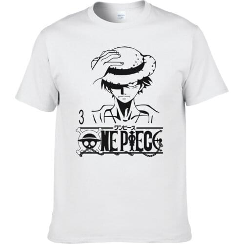One Piece T-Shirt Vintage Men Women Clothes Anime Short Sleeve Cotton T Shirt Luffy Cosplay Tshirt Tops