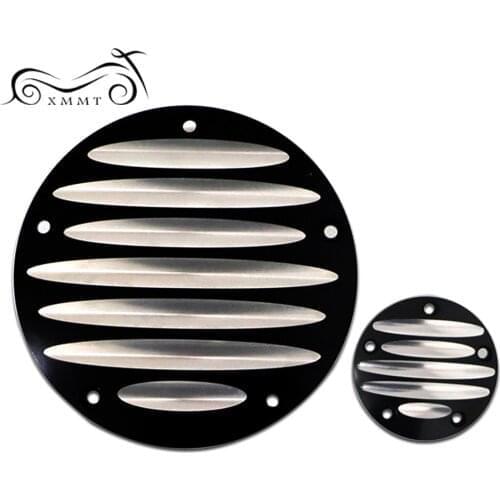Black CNC Cut Derby Cover Timer Covers For Harley Electra Street Road Glide FLHX Derby timing covers Fatboy Dyna