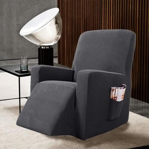 Elastic Recline Sofa Couch Cover Recliner All-inclusive Massage Sofa Cover Washable Slipcovers Pets Single Seat Mat Living Room