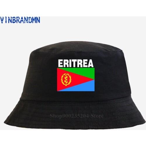Eritrea Eritrean ERI ER unisex cool Bucket hats hip hop tracksuit nation cotton Fishing Fishermen summer hats Beach visor hats
