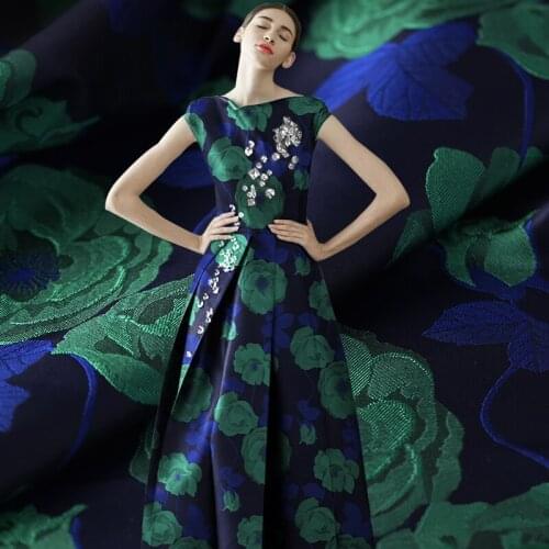 The French imports FASHION stereo jacquard fabric