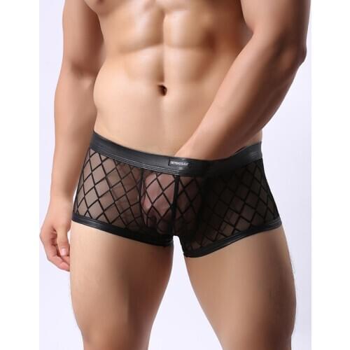JJSOX Men's Transparent Briefs