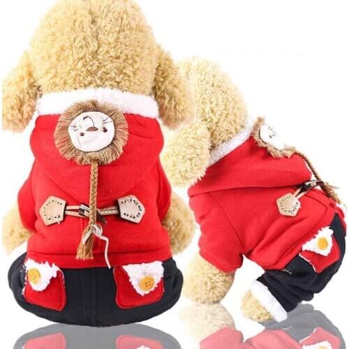 Clothes For Bichon Dachshund Jacket Dog Pomeranians Winter Warm Pet Dog Ropa Invierno Cachorro Buldog Frances Winter Jumpsuit
