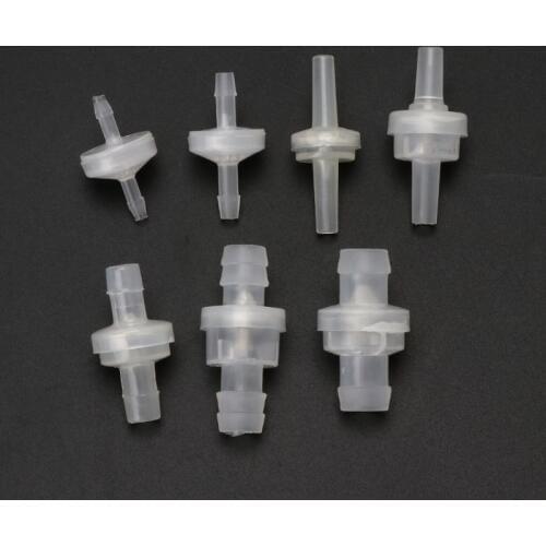 Plastic One-Way Non-Return Water Inline Fluids Check Valves for Fuel Gas Liquid