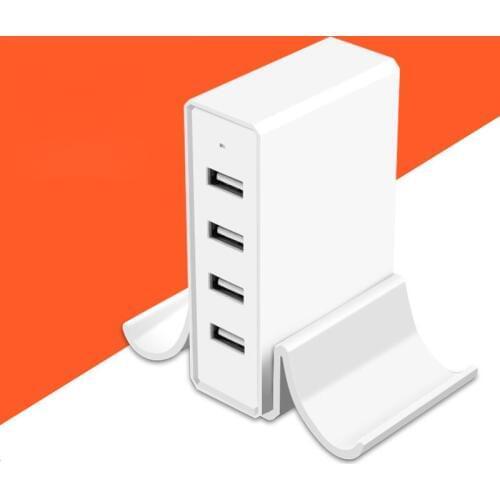 Portable charger 4 Ports Charger Multi USB Desktop Charging Station stand EU US Mobile Phone Charger Adapter For iPhone Samsung