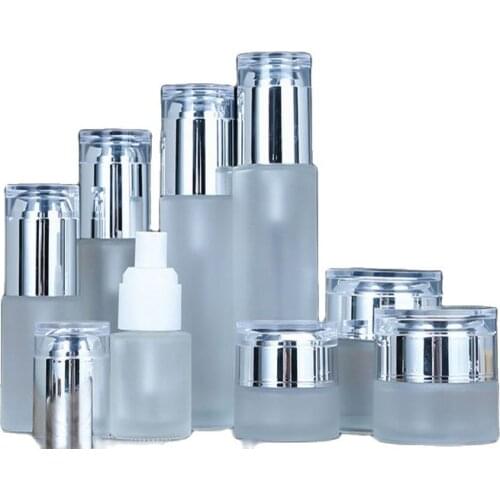 20g 30g 50g 20ml 30ml 40ml Cosmetic Containers Bottles Spray Bottle Glass Empty Sample Vial Essence Lotion Pump 60ml Cream Jar