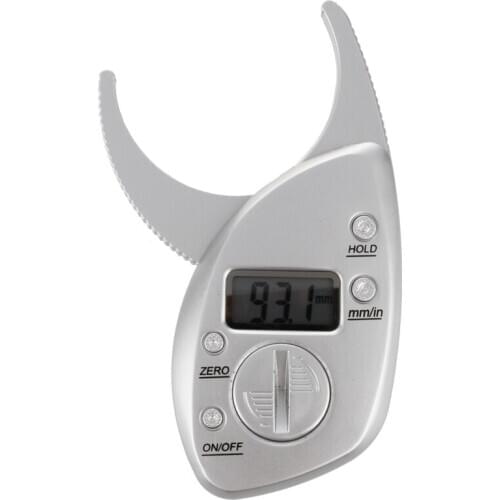 New Digital LCD Body Fat Caliper Skin Fold Thickness Health Fitness Weight Gender