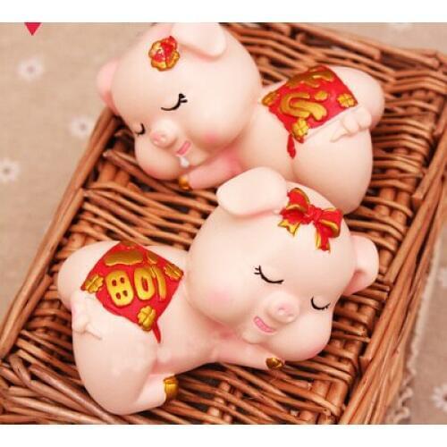 Silicone Mould 3D Fortune Pig Handmade Soap Making Mousse Cake Baking Dessert Chocolate Aroma Gypsum Mould Resin Clay Moulds