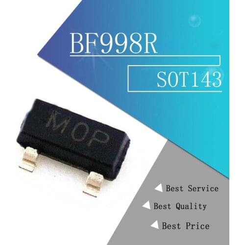 10PCS BF998R SOT143 BF998 RF metal oxide semiconductor field-effect transistor (RF MOSFET) New original