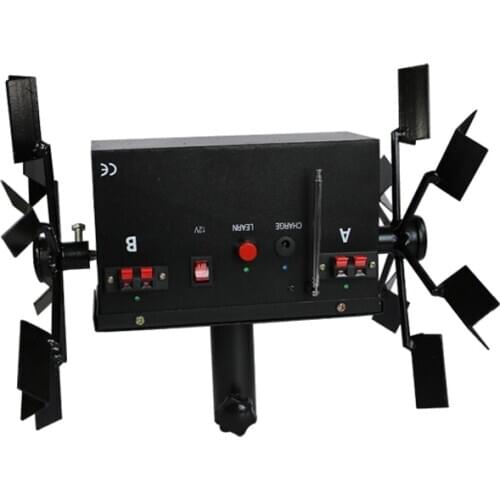 Windmill Cold Fireworks Fountain 12 Channel Rotating Stage Lighting Effect Wedding Cold Fireworks Machine Remote Control New