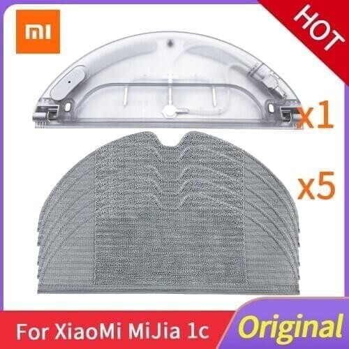 Xiaomi Mijia 1C Water Tank Robot Vacuum Cleaner Accessories Original Electric Control Water Tank Cleaning Cloth Mop Package